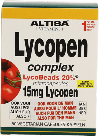 Altisa Lycopen Complex 15 mg + Se + Zn V-Capsule 60  -  Dieximport
