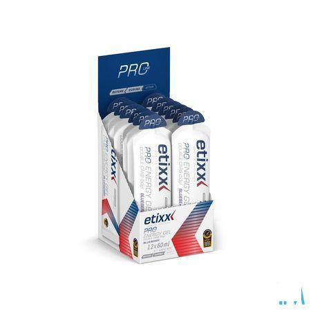Etixx Double Carb Energy Gel Prol.Blueberry12X60ml  -  Ceres Pharma