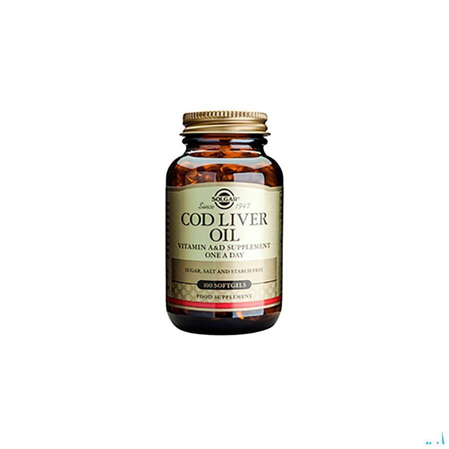 Solgar Cod Liver Oil (levertraan) Softgel 250  -  Solgar Vitamins