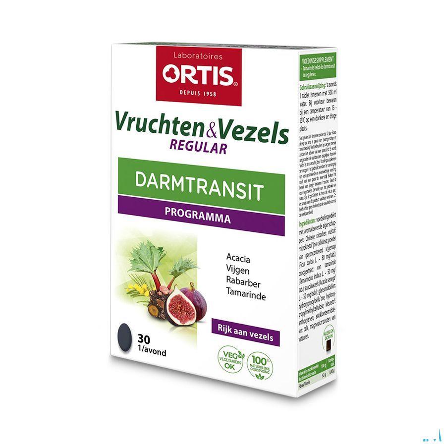 Ortis Vruchten & Vezels Regular Tabletten 30  -  Ortis