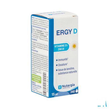 Ergy D Flacon 15 ml  -  Lab. Nutergia