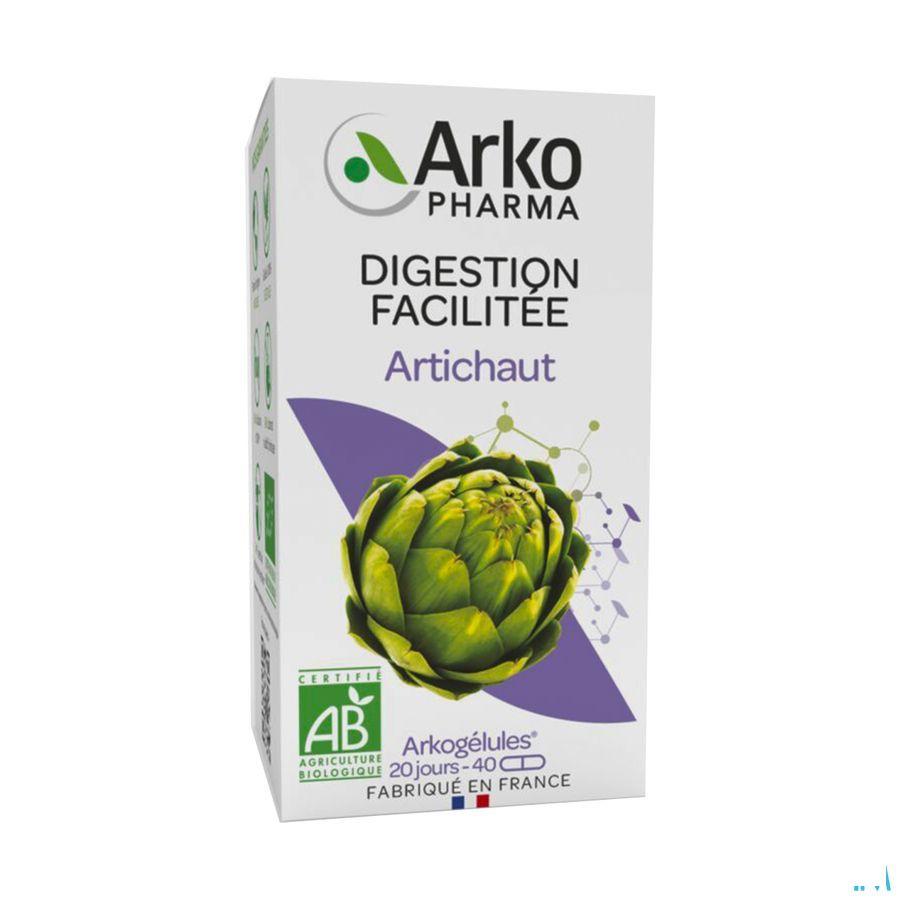 Arkogelules Artichaut Bio Capsule 40  -  Arkopharma