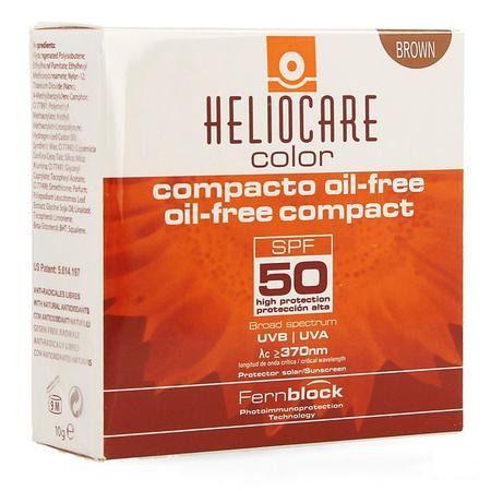 Heliocare Compact Oil-free Ip50 Brown 10 gr  -  Hdp Medical Int.
