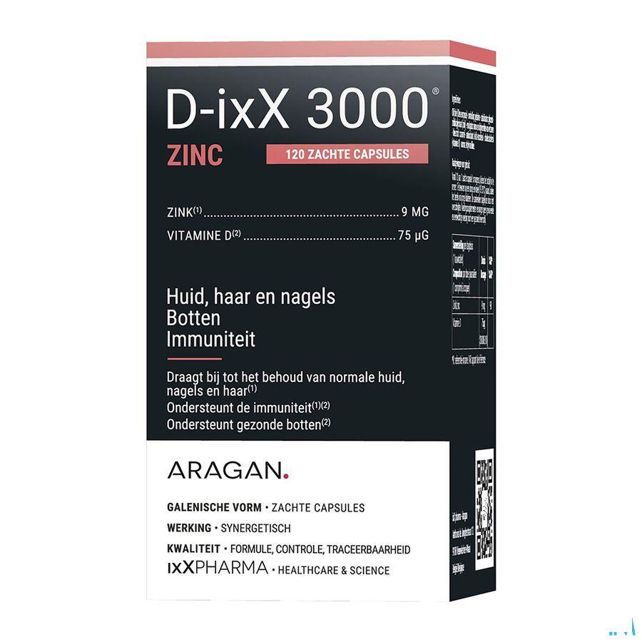 D-Ixx 3000 Zinc Softcaps 120  -  Ixx Pharma