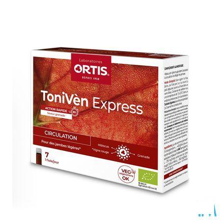 Ortis Toniven Express Monodosis Flacon 7x15 ml  -  Ortis