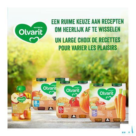 Olvarit Macaroni Tomaat Ham 2x250 gr 18m03  -  Nutricia
