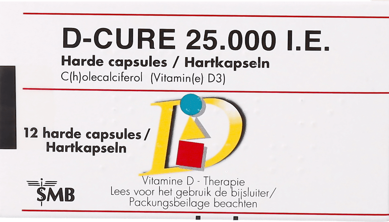 D Cure 25000UI Gelules 12