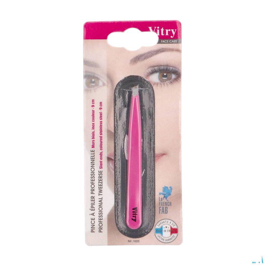 Vitry Classic Pince Epil Prof Oblique Inox 1022  -  Vitry
