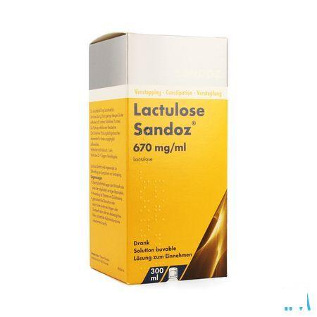 Lactulose Sandoz Drank 300 ml 670 mg/ml