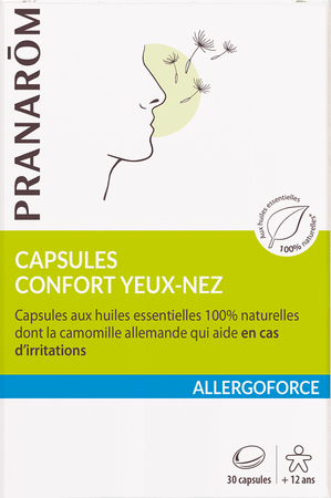 Allergoforce Comfort Ogen Neus Bio Caps 30  -  Pranarom