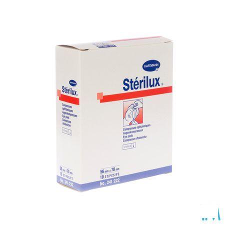 Sterilux Compr. ocul. 56x70 St.10 P/s  -  Hartmann