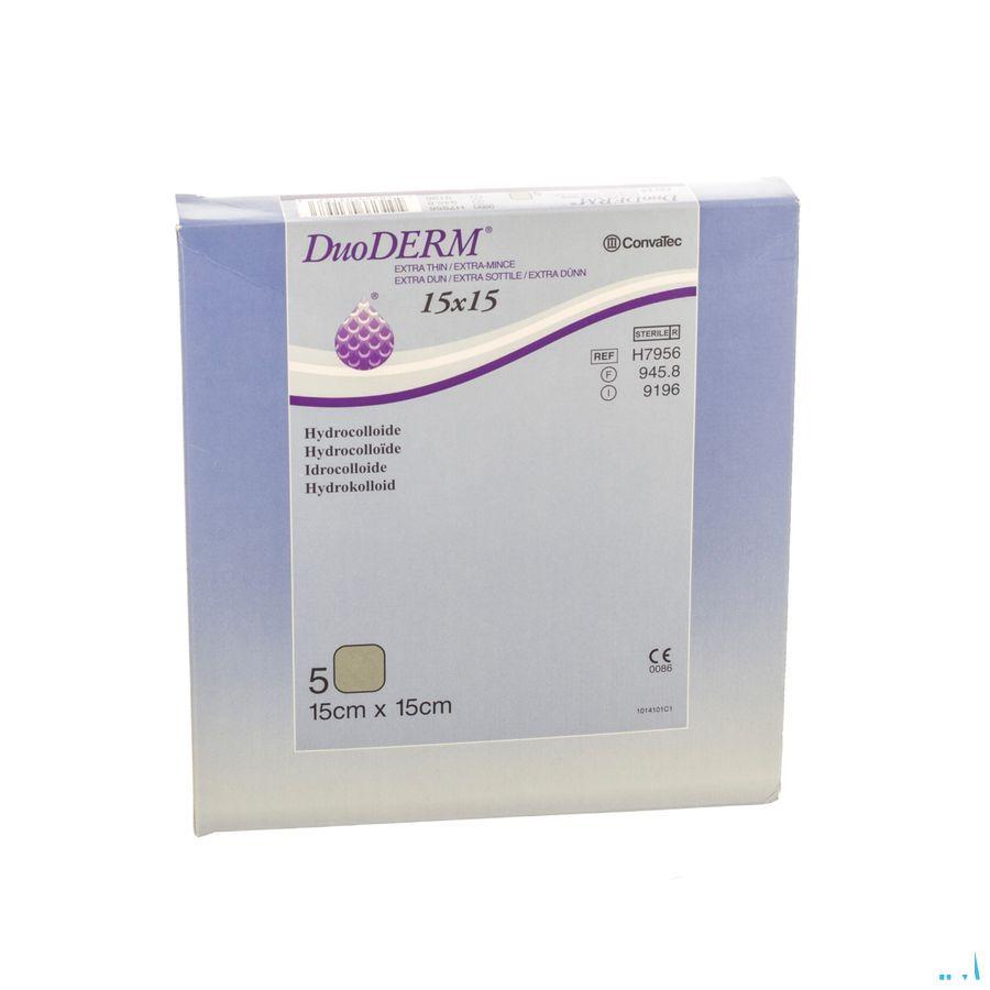 Duoderm Extra Dun Verband Hydro 15cmx15cm 5 H7956  -  Convatec