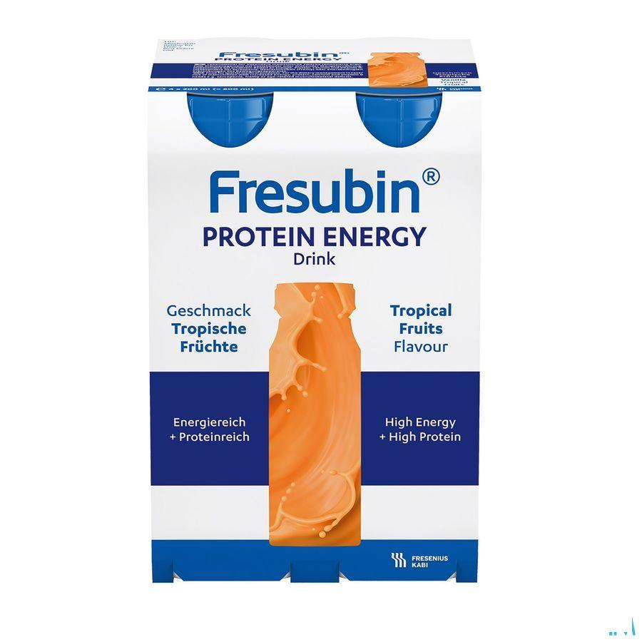 Fresubin Protein Energy Drink 200 ml Fruits Tropicaux/tropische Vruchten  -  Fresenius