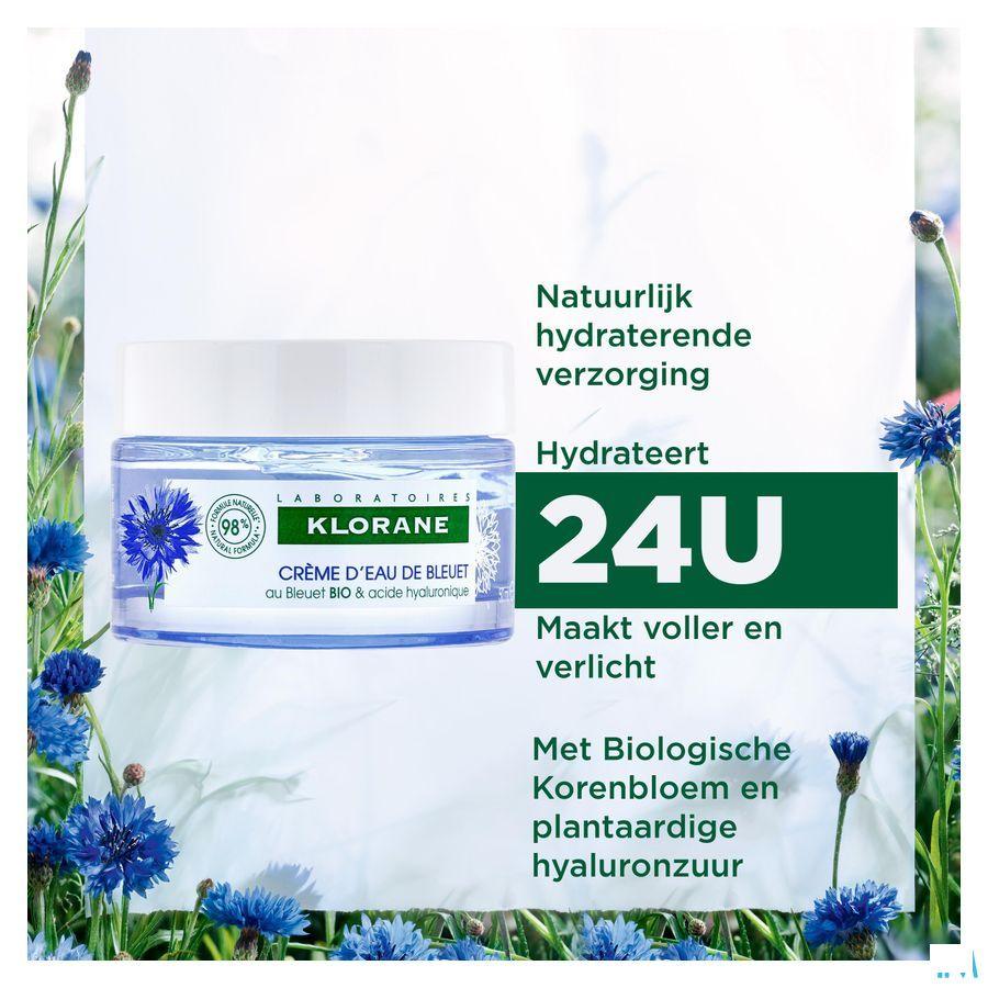 Klorane Gezicht Korenbloem Watercreme 50 ml