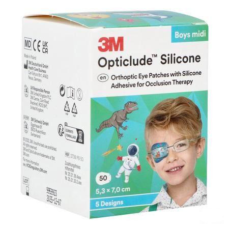 Opticlude 3m Silicone Eye Patch Boy Midi 50  -  3M