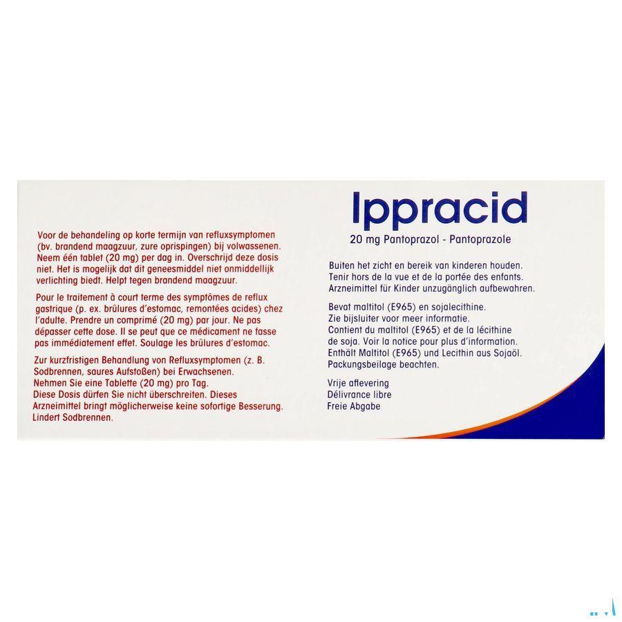Ippracid 20 mg Maagsapresist Tabletten 14