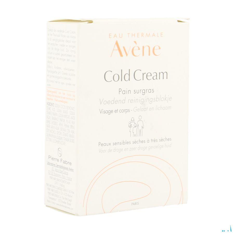 Avene Cold Cream Wasstuk Overvet 100 gr  -  Avene