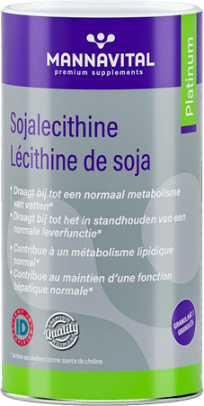 Mannavital Lecithine Soja Platinum Gran 500 Gr