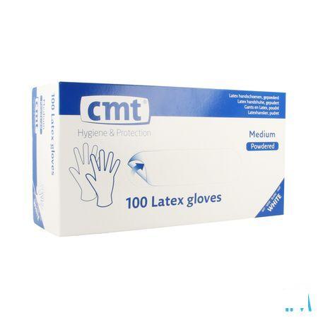 Cmt Handschoenen Latex Wit Lp L 100  -  Infinity Pharma