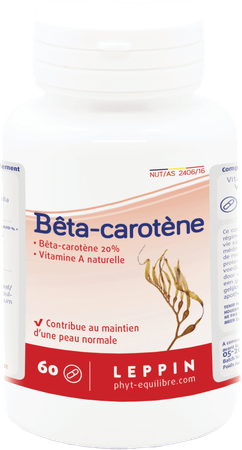 Leppin Beta Caroteen Natuurlijk 6 mg Tabletten 60  -  Lepivits