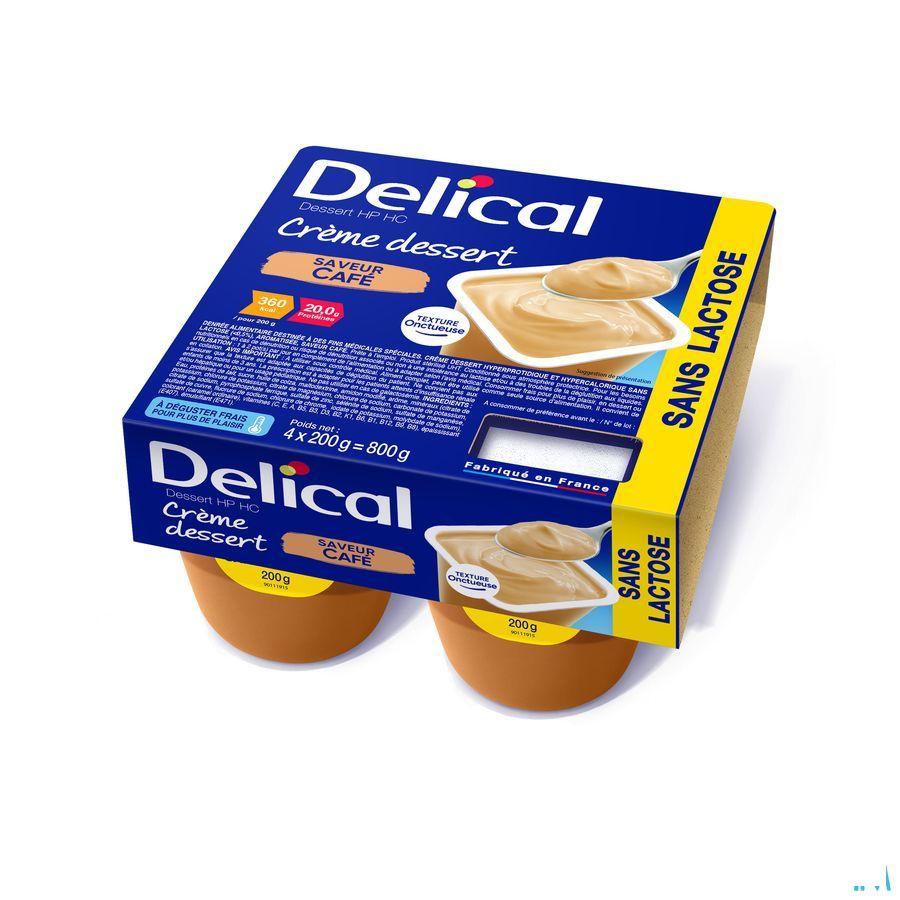 Delical Creme Dessert Hp-Hc Z/Lact.Koff 4 x 125 gr