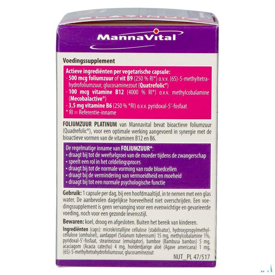 Mannavital Foliumzuur Platinum