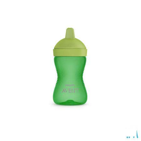 Philips Avent Gobelet Bec Dur 300ml Vert  -  Bomedys