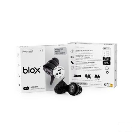 Blox Music Zwart 1 Paar