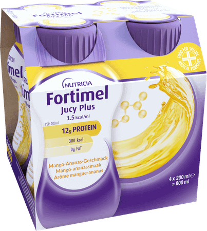Fortimel Jucy Plus Mango Ananas 4 x 200 ml 185085