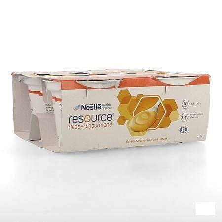 Resource Dessert Gourmand Caramel 4x125 gr  -  Nestle