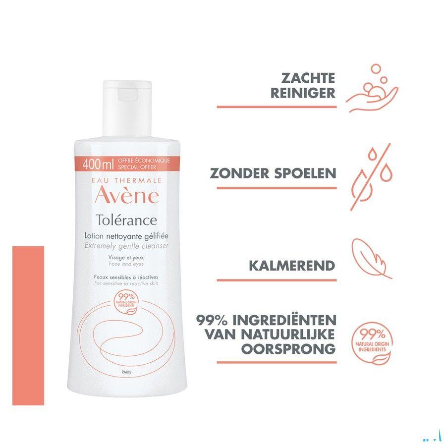 Avene Eau Thermale Tolerance Lotion Net. Gel 400 ml  -  Avene