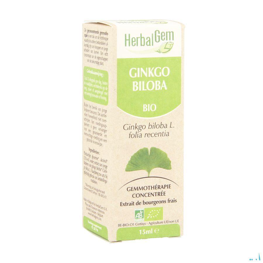 Herbalgem Ginkgo Biloba Maceraat 15 ml  -  Herbalgem