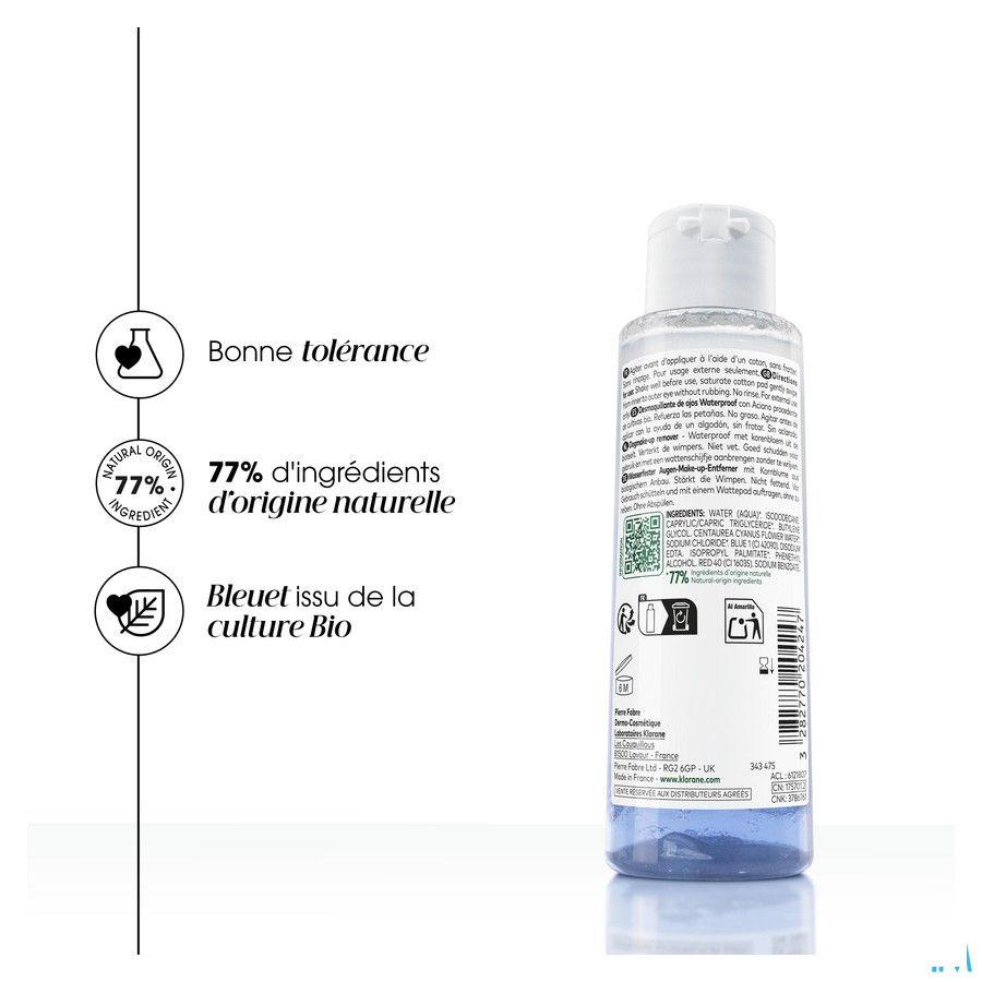 Klorane Bleuet Demaquillant Waterproof Flacon 100 ml
