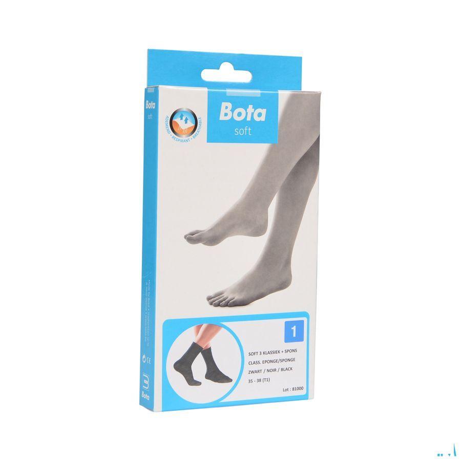 Bota Soft 3 Classique + Eponge Noir 35-38  -  Bota