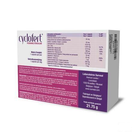 Cyclofert Vrouw Caps 30