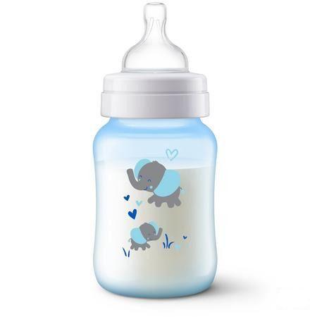 Philips Avent Anti colic Zuigfles 260 ml Blauw Scf821/15  -  Bomedys