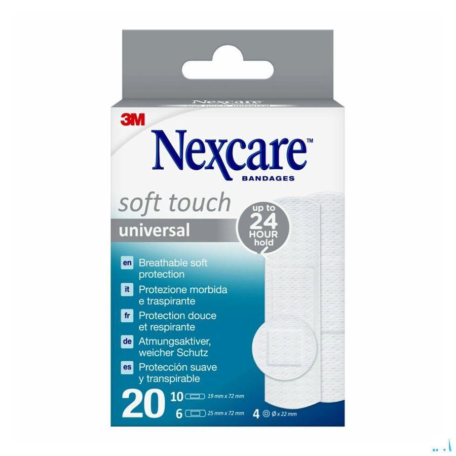 Nexcare 3M Soft Touch Universal Assort. Strips 20  -  3M