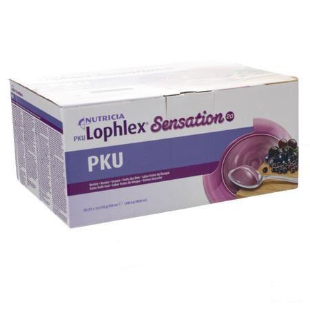 Pku Lophlex Sensation 20 Juicy Fruits Bois 36x109g  -  Nutricia