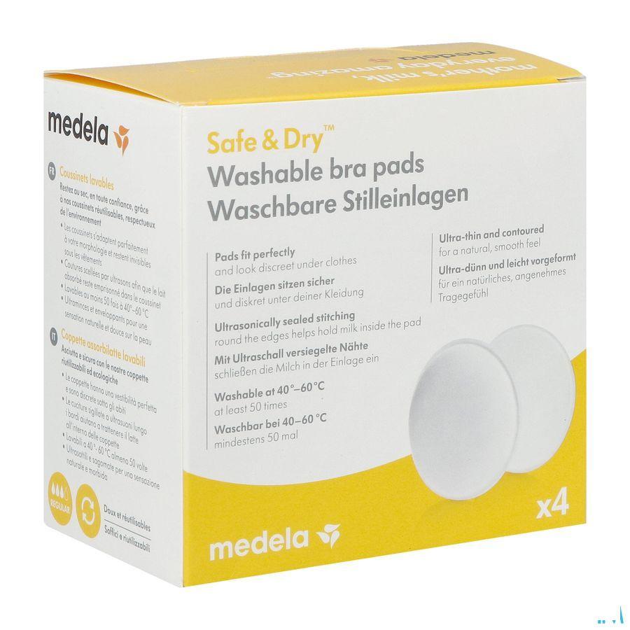 Medela Zoogkompres Wasbaar 4  -  Medela