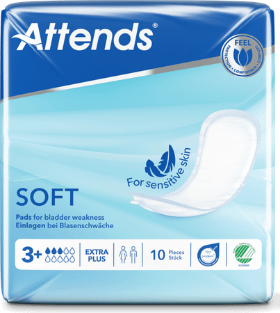 Attends Soft 3 Extra Plus Inleg Anatom. 1x10