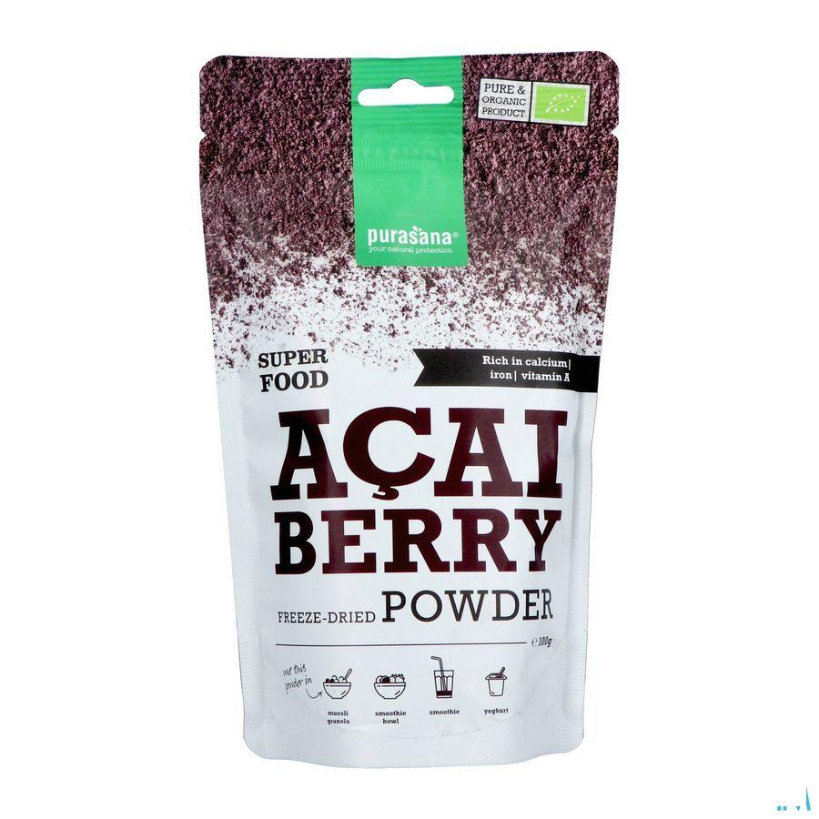 Purasana Acaibes Poeder 100 gr Be-bio-02