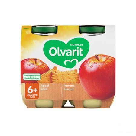 Olvarit Appel Koek 2x200 gr 6m51  -  Nutricia