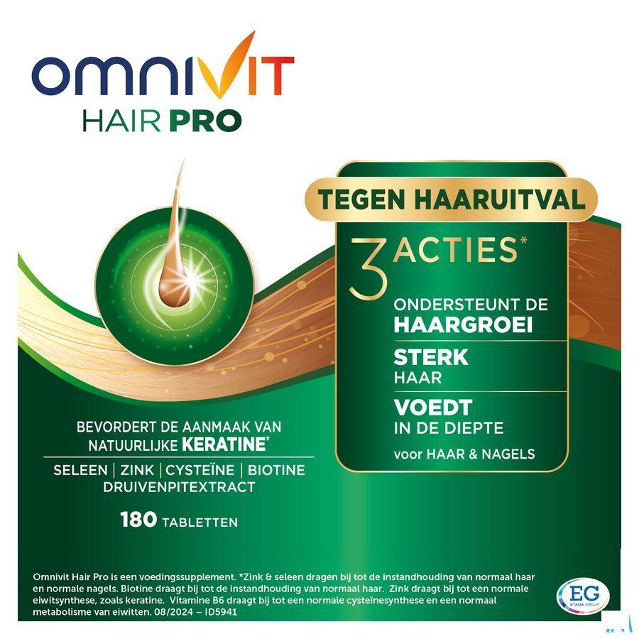 Omnivit Hair Pro Nutri Repair Comprimes 180