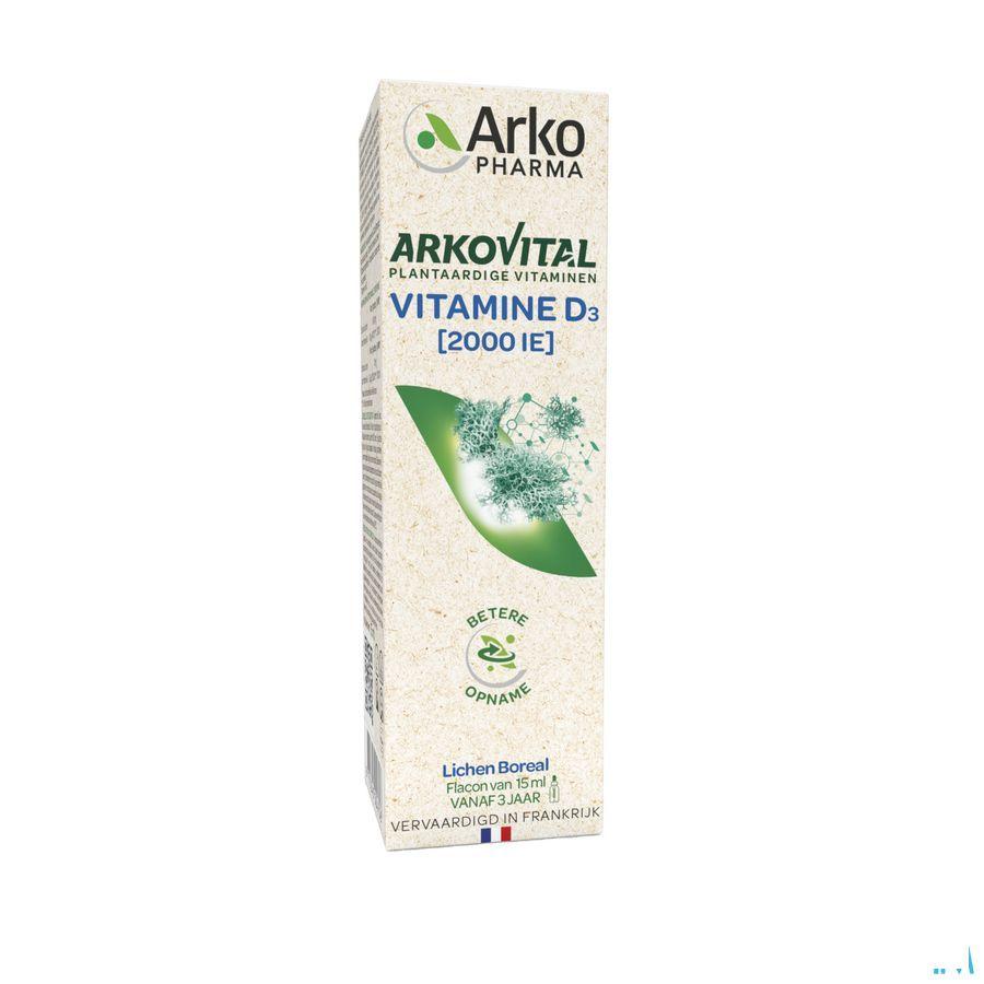Arkovital Plantaardige Vit D3 & E Fl 20ml  -  Arkopharma 