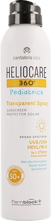 Heliocare 360 Pediat.transparent Spray Ip50 + 200 ml  -  Hdp Medical Int.