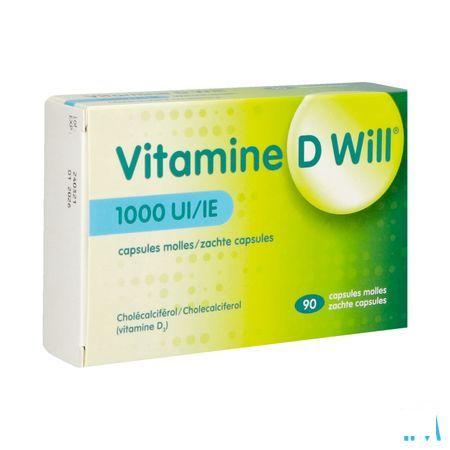 Vitamine D Will 1000Ie Zachte Caps 90