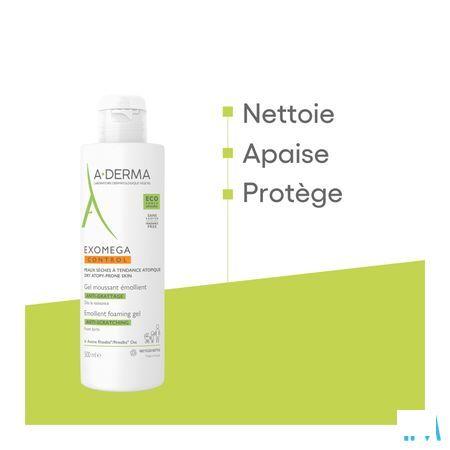 Aderma Exomega Control Gel Emolierend Flacon 500 ml  -  Aderma