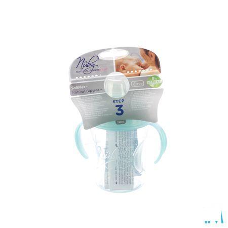 Nuby Nt Gobelet Antifuite Avec Anses Amovibles - 240 ml - 6m +   -  New Valmar