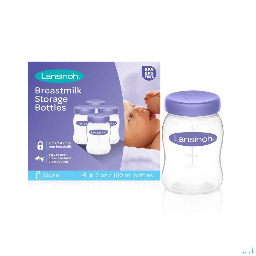 Lansinoh Bewaarflesjes Voor Moedermelk 4  -  Lansinoh Laboratories