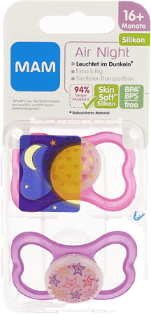 Mam Sucette Air Night + 16m Fille
